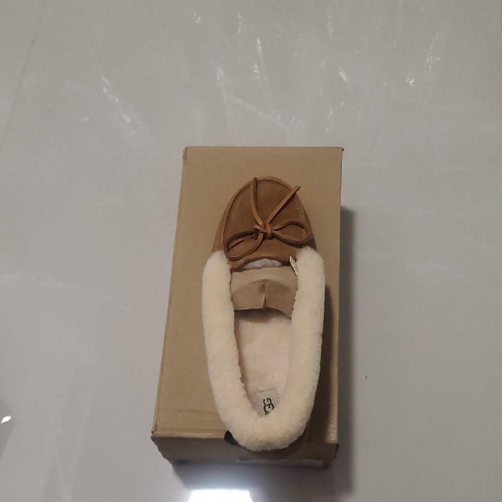 UGG Women's Tan Slippers - Picture 3 of 6